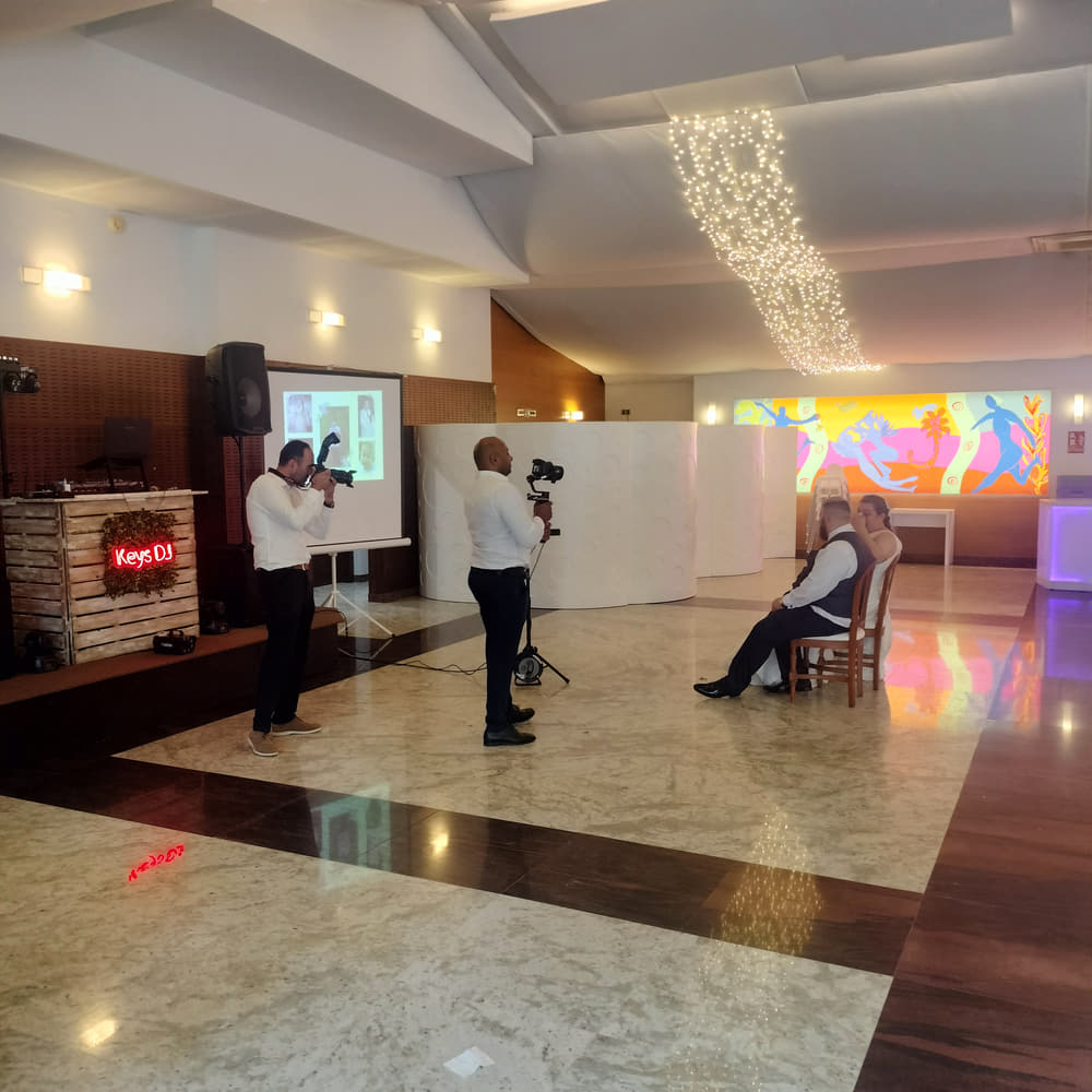 Sesion de fotos en una boda