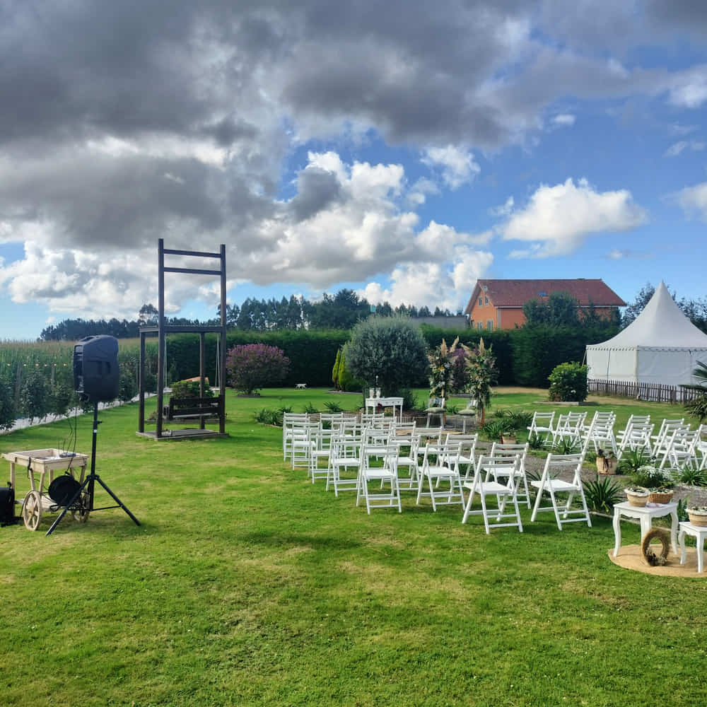 Escenario de boda
